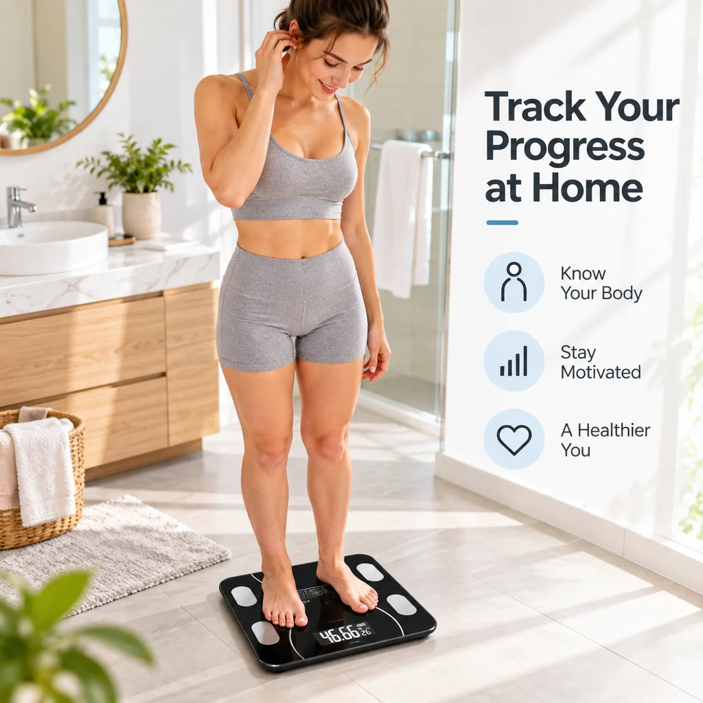 Digital Bathroom Scale USB Rechargeable Rounded Corners Digital Bathroom Scale for Home Weight Tracking Top Rated 2026