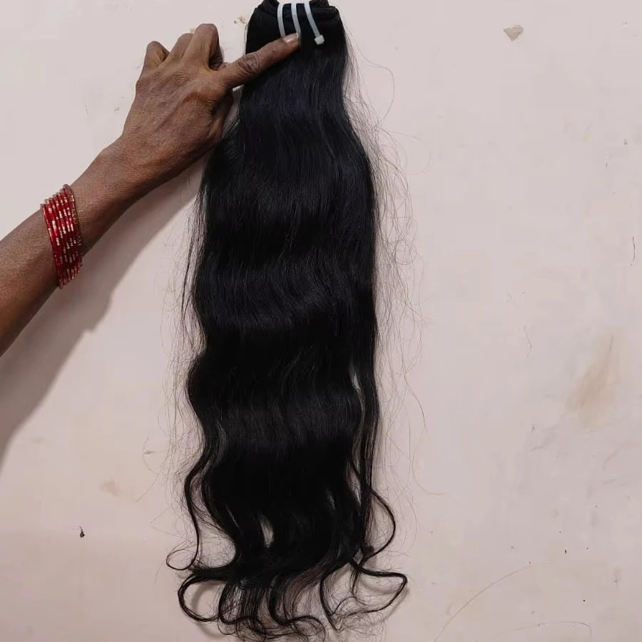 Wholesale Light Color Aligned Cuticle Raw Human Hair Extensions Indian Body Wave Style from Supplier for US Market