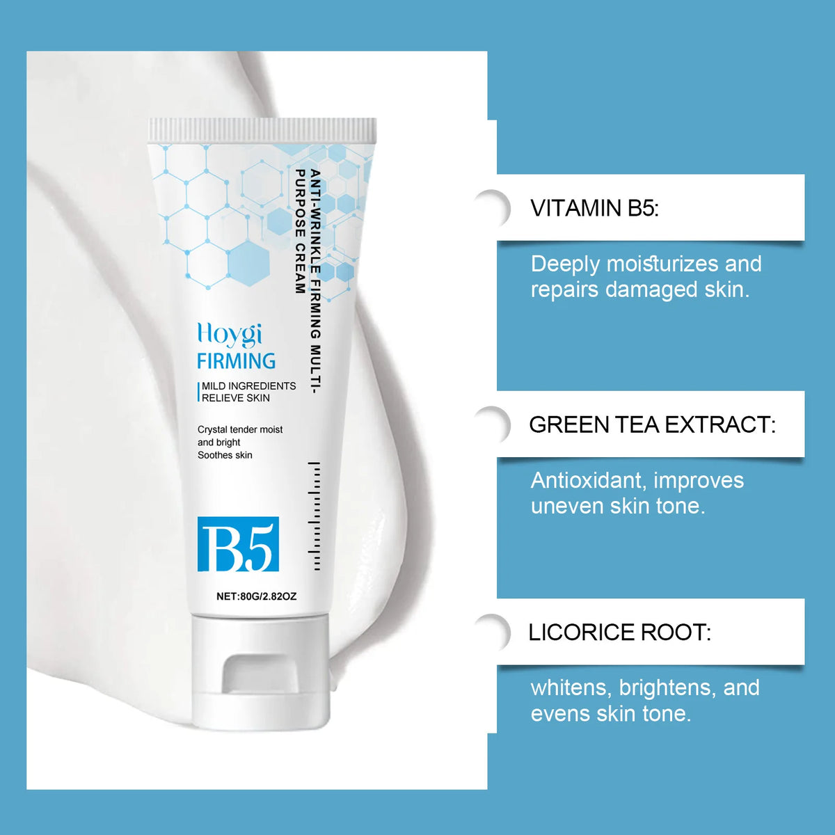 Body Firming Cream Moisturizing Improve Sagging Skin Repair Dryness Tightening Collagen Firming Vitamin B5 Body Butter Lotion