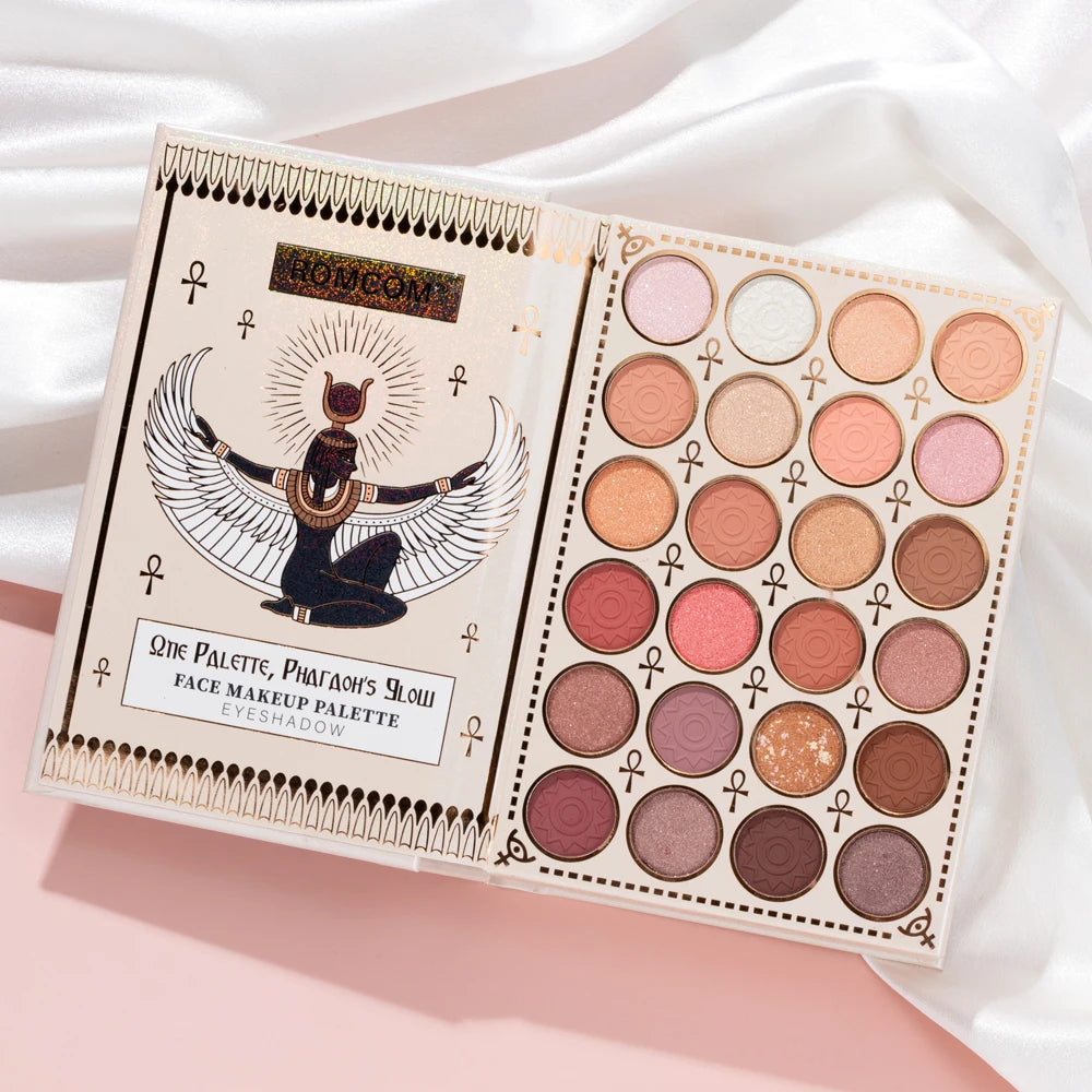 5-Page All-in-One Makeup Book Eye Shadow Powder Blusher High Gloss Powder Facial Mask Lip Gloss Mascara Essence Eye Black