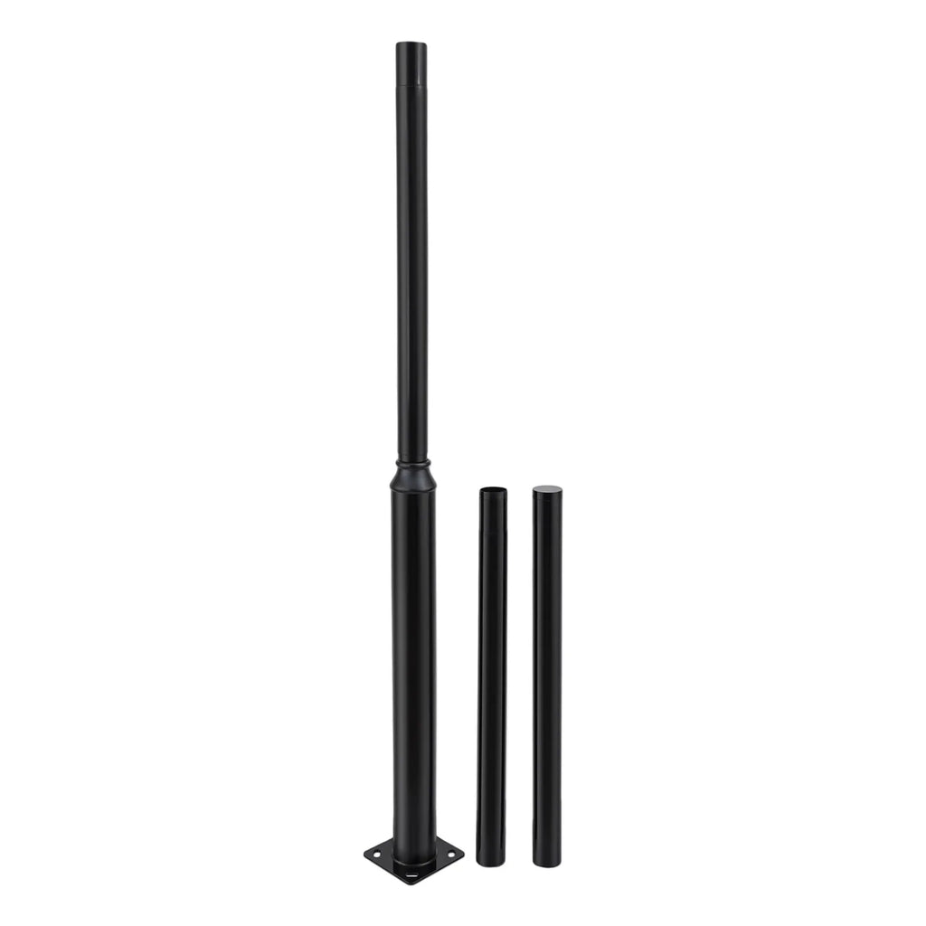 Street Light Pole, Street Lamp Post with Small Wood and Base, Weatherproof, External Lighting, Split Street Lamp Post Suitable for Outdoor Street