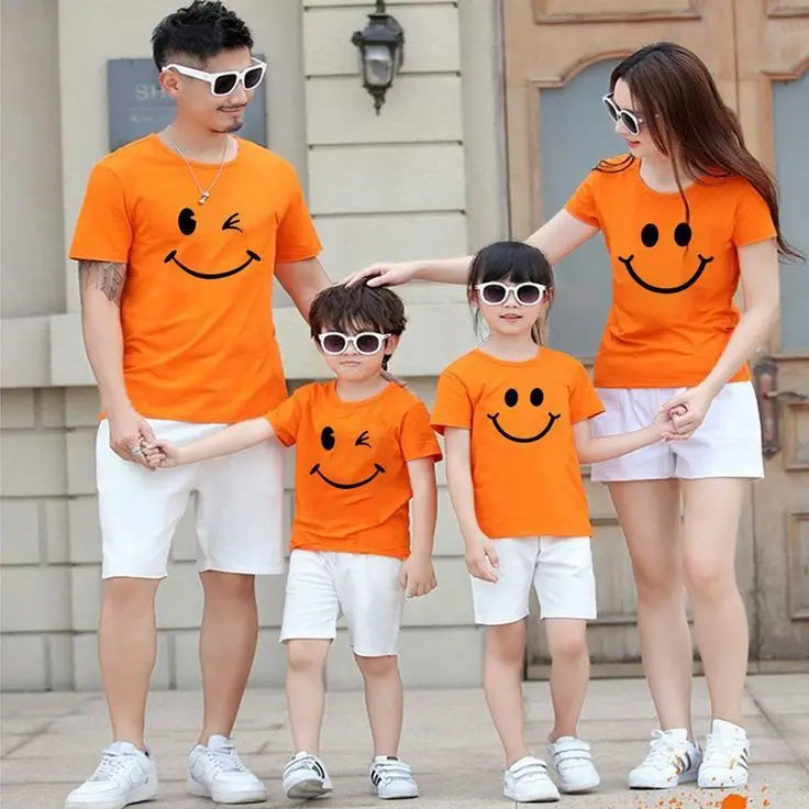 Printed (Graphic Print) Short Printed TC (Terylene-Cotton blend) Short sleeve Front Vietnamese Orange T-Shirt