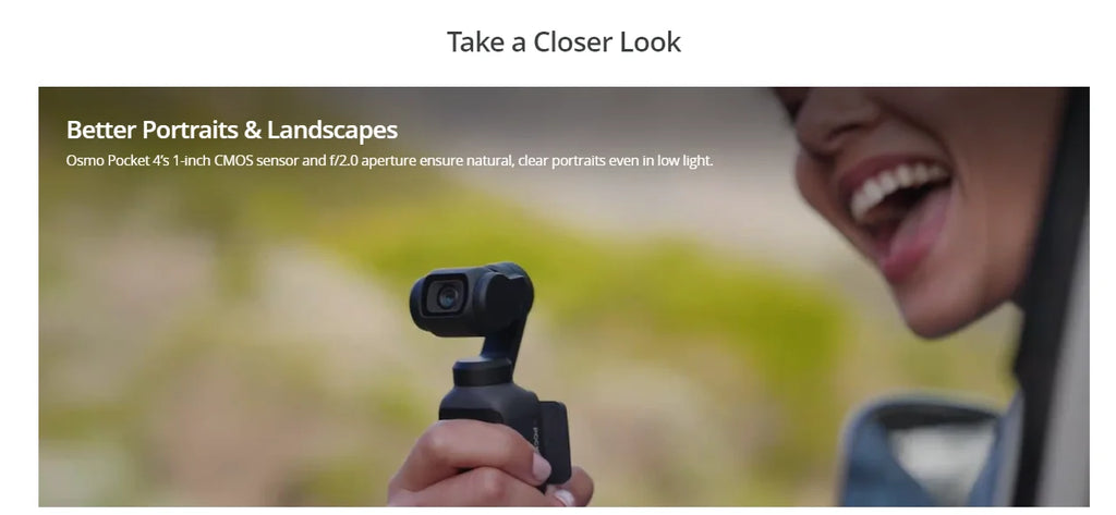 US Stock DJI Osmo Pocket 4 4K Handheld Gimbal Camera 3-Axis Stabilizer Vlog Camera AI Tracking Portable Video Camera