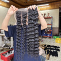 SHINHAIR Wholesale Vietnamese Raw Virgin Extensions Cheap 12A Deep Curly Human Hair Bundles for Black Women