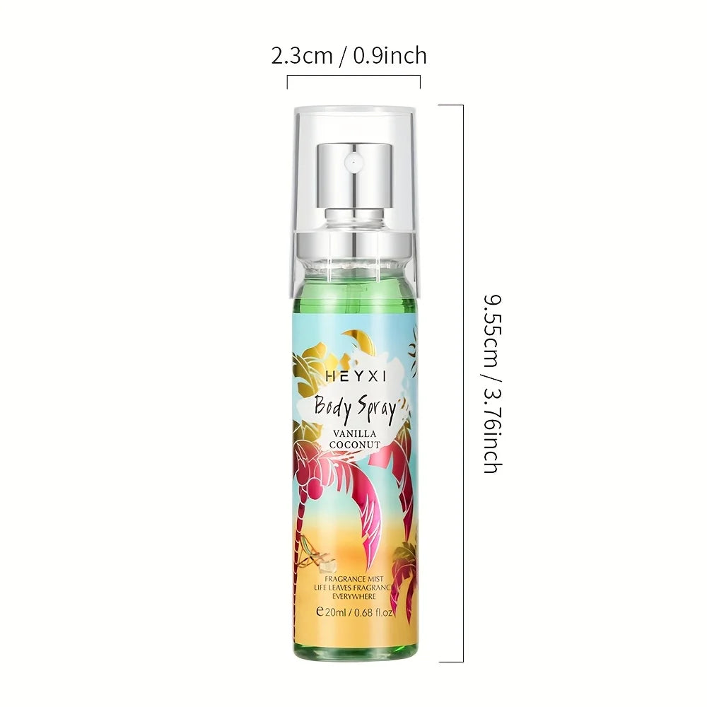 Fragrant Hair & Body Mist Floral Scent Long-Lasting Fragrance Perfect for Daily Use Dates Travel-Size Pocket Perfume Unisex