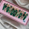 10Pcs Colors Wholesale Hand Paint Gel Best-selling Beautiful Luxury Customized Handmade Press on Nails