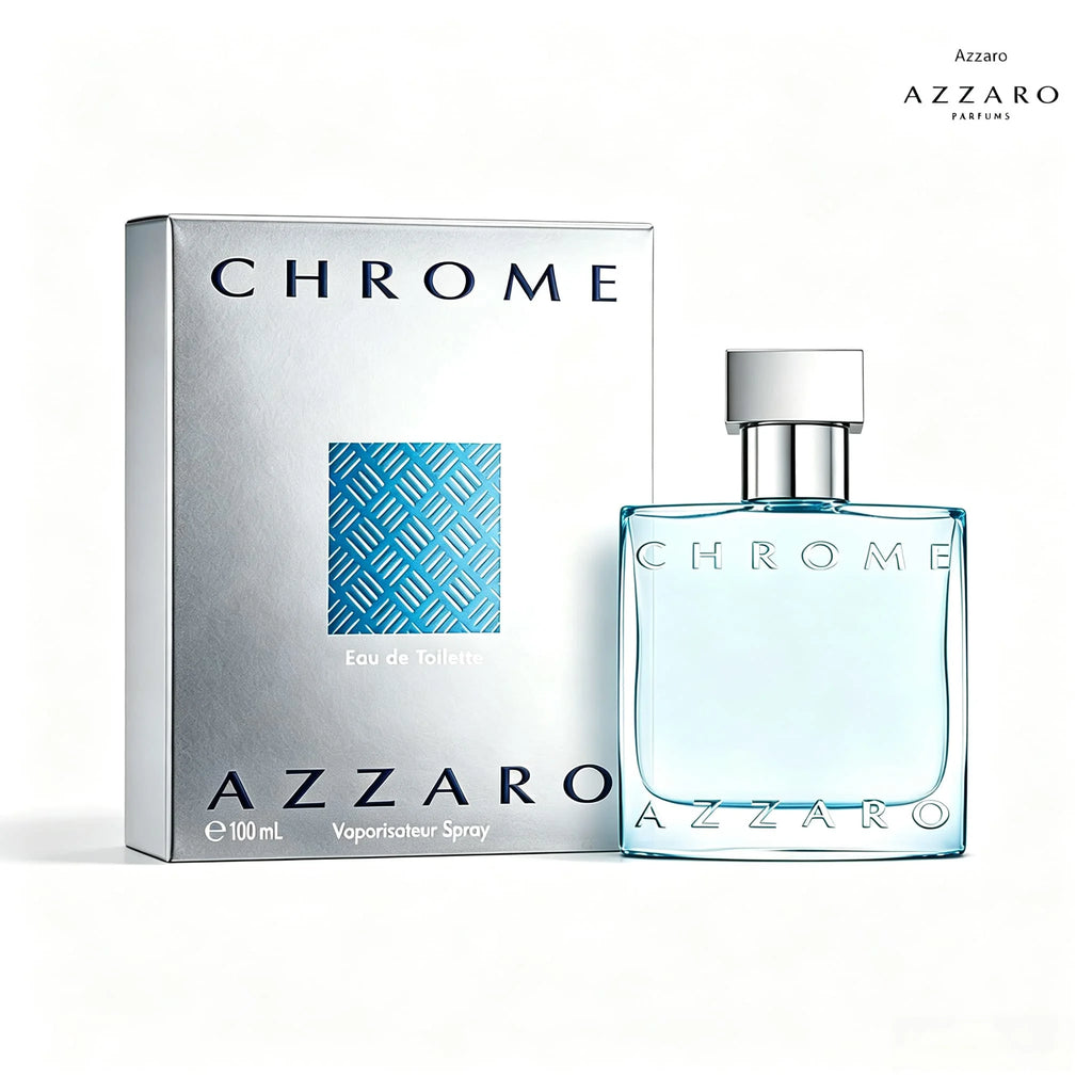 Azzaro Classic Men's Aquatic Eau De Toilette, 3.4 oz. 100 ml, bergamot+rosemary+ocean Flavor, Jasmine at the Beginning, Middle Note Musk with Oak Moss, cedar at the End, Clean, Lasting 6-8 Hours of Daily Commuting/