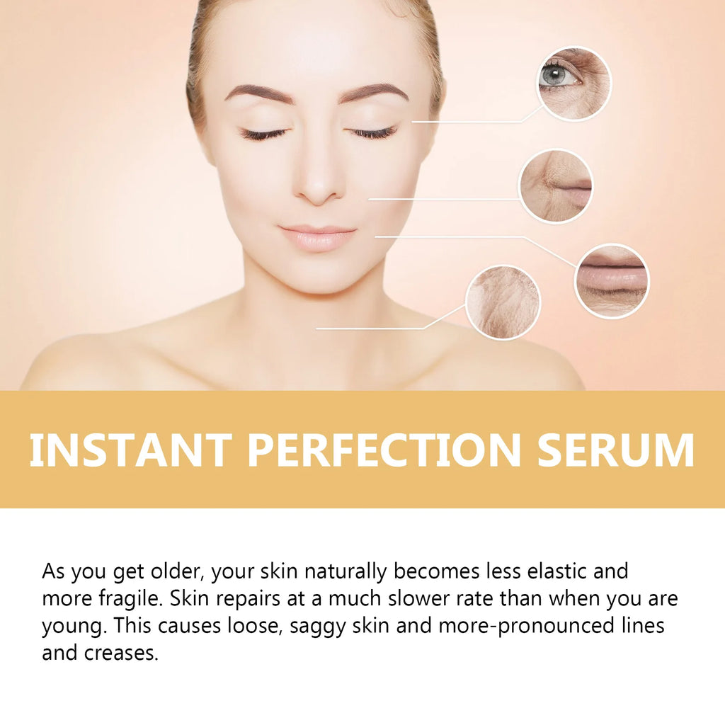 Deep Anti Wrinkle Serum Dark Spo-t Corrector for Face Fade Fine Lines Lifting Firming Wh-itening Collagen Boost Anti Aging Serum