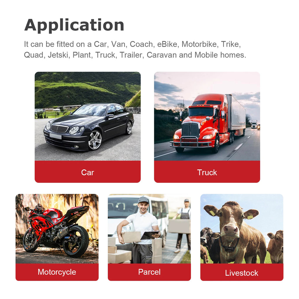 4G GPS Tracker Real-Time Car Locator Overtaking Alarm Route Playback Subscription Required