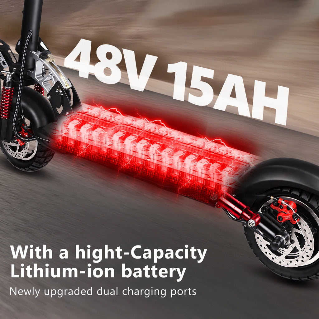 SUNNIGOO Electric Scooter for Adults With NFC Lock 48v 800w Powerful Motor Send Seat Foldable Scooter 15ah 55km Long Range