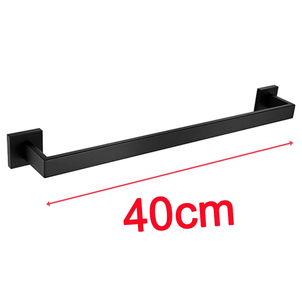 Bathroom Accessories Set Hardware Decor Toilet Roll Paper Holder Hanger Hook Towel Bar Brushed Gold Wall Stainless Steel Shelf