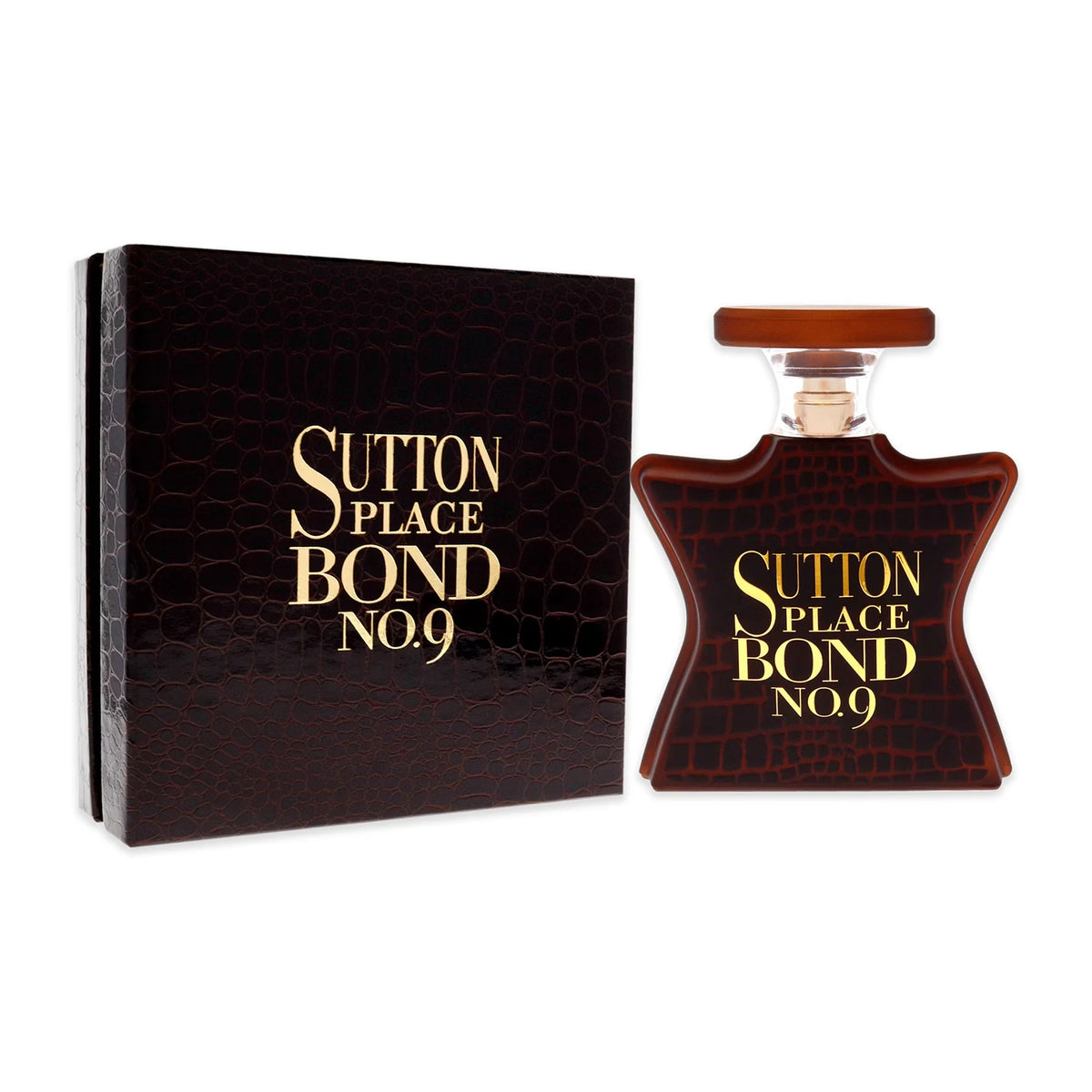 Bond No. 9 New York Sutton Place Eau de Parfum Spray for Men – Modern Woody, Spicy & Amber Aromatic Scent, Bergamot, Black Pepper & Sandalwood, Long-Lasting Luxury Fragrance, Perfect Gift, 3.4 fl oz / 100 ml