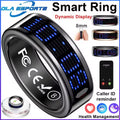 Cyber Style Smart Ring With Screen Led Control Smartring for Men Women Time Display Smart Watch Style Caller id Reminder Waterproof Sport Company Smart Couple Ring Gift 2026 Free Shipping