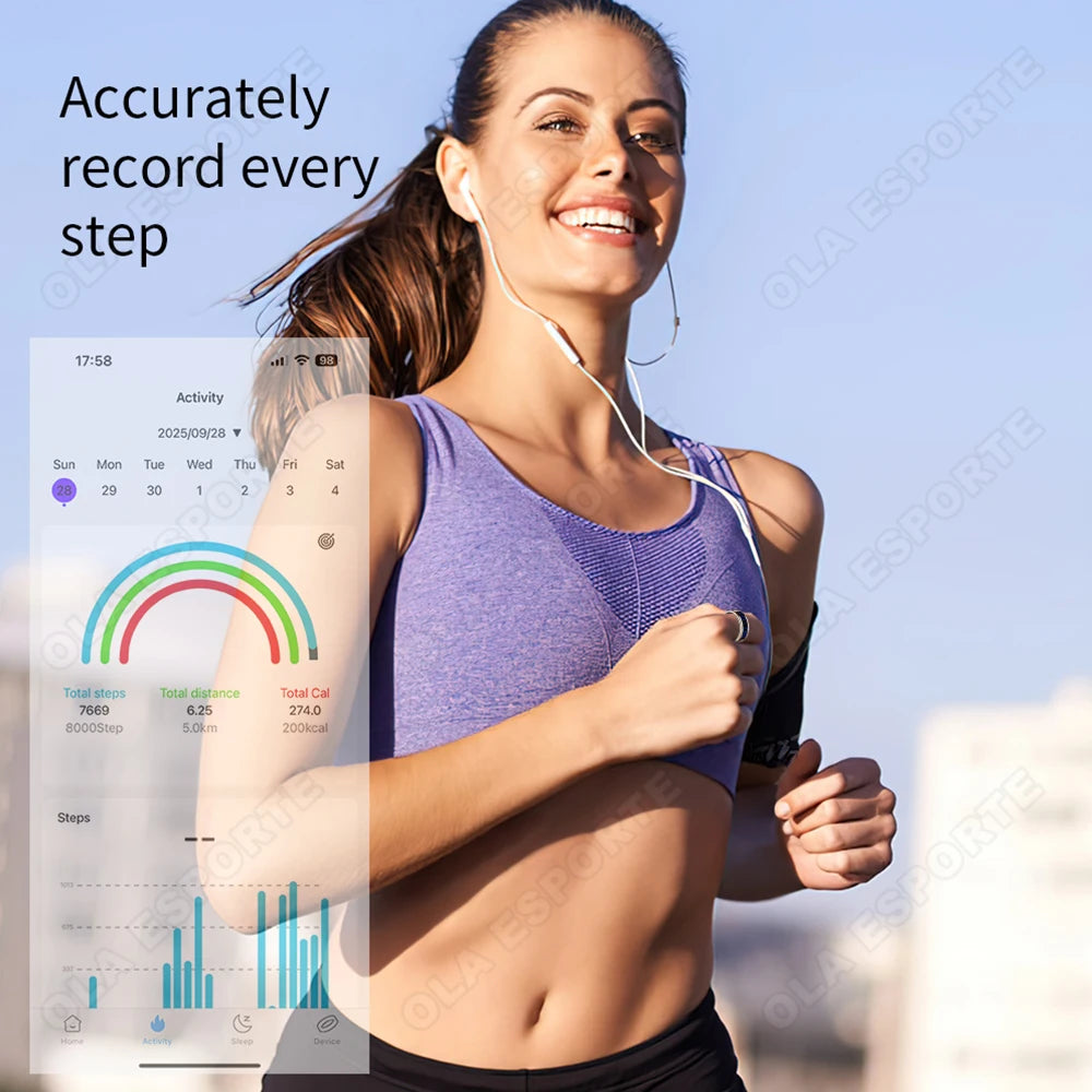 Cyber Style Smart Ring With Screen Led Control Smartring for Men Women Time Display Smart Watch Style Caller id Reminder Waterproof Sport Company Smart Couple Ring Gift 2026 Free Shipping