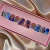 10Pcs Colors Wholesale Hand Paint Gel Best-selling Beautiful Luxury Customized Handmade Press on Nails