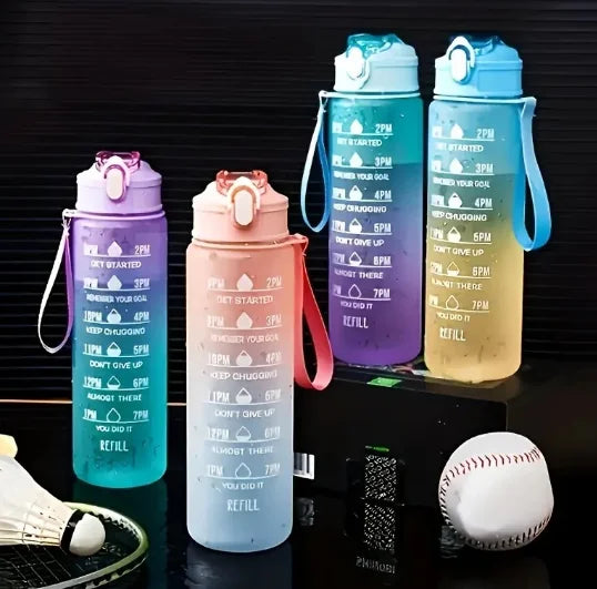 900ml Squeeze Water Bottle with Adhesive-Neverdie Store