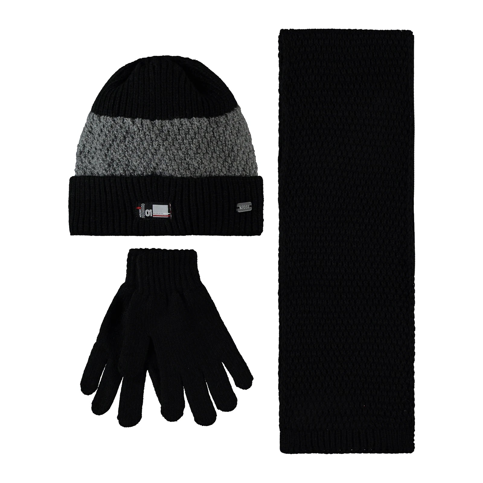 Boys School Term Accessories Scarf Beanie & Gloves Set