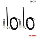 433MHz 200m Long-Range Antenna 2m/3m/5m Cable length, Waterproof Signal Booster for Garage Gate Opener Systems