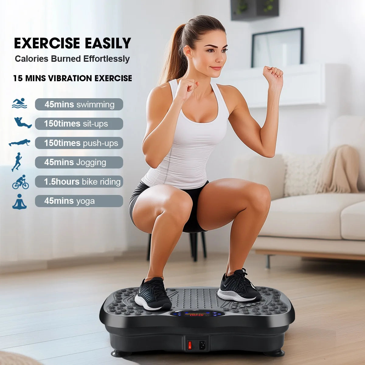 Vibration Platform Slimming Fat Burning Weight Loss Fat Throwing Machine Muscle Relaxation Massager Home Fitness