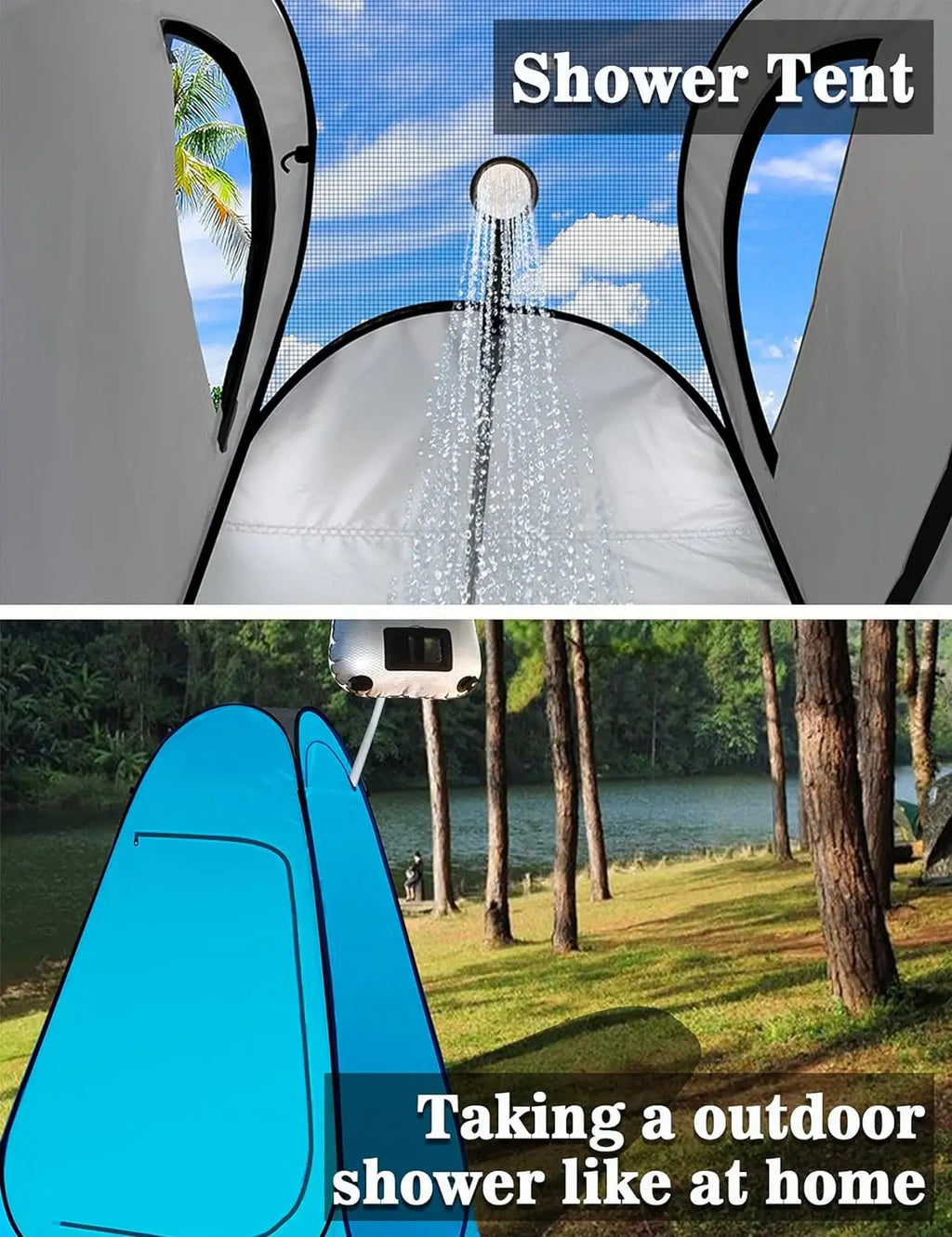 Portable Outdoor Camping Tent Single-Person Tent Dressing Room Tent Shower Tent Storage Cabinet/Fishing/Photography Tent