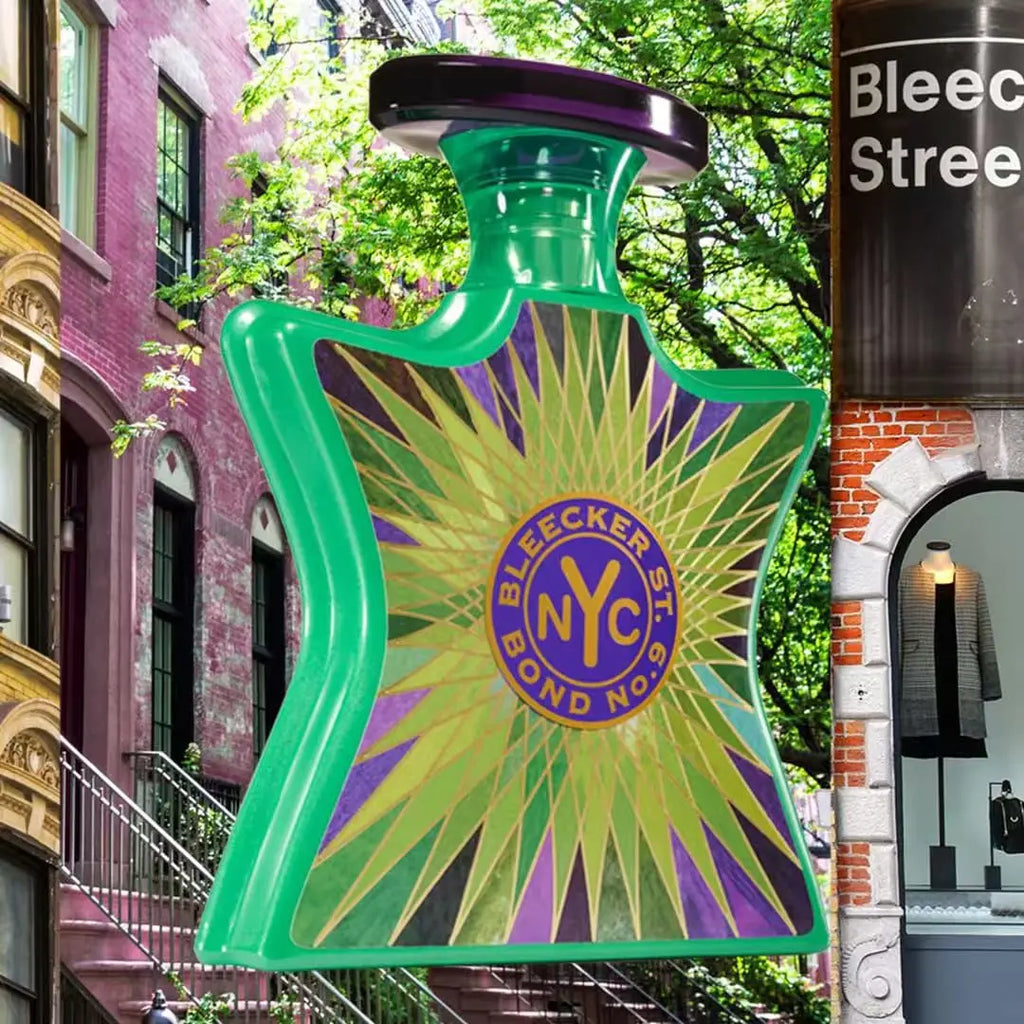 100ml Bond No.9 Bleecker St Fragrance | Fresh Green Citrus Spicy Top, Soft Powdery Violet Floral Middle, Dry Warm Cedar Musk Base