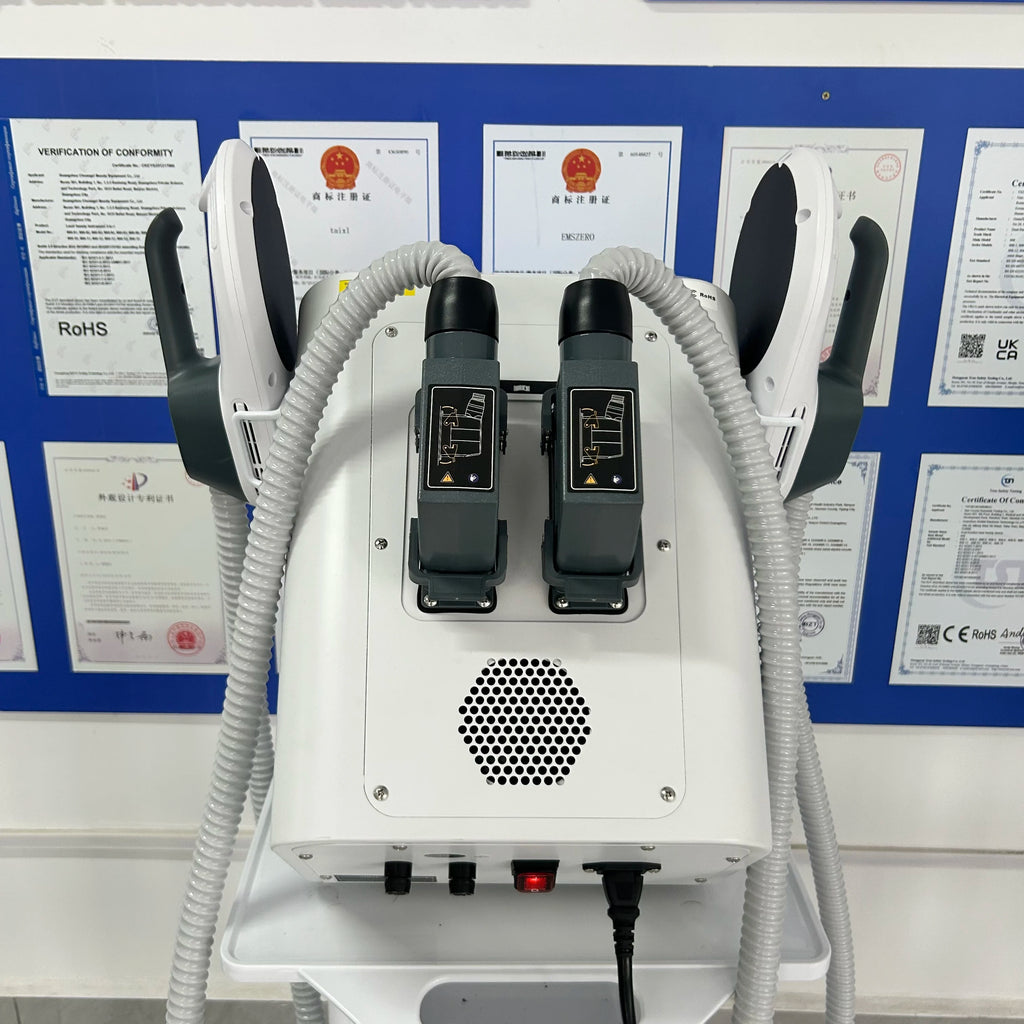 MYOslim EMS Body Slimming Machine 6500W Portable Electromagnetic Muscle Stimulator for Fat Removal And Weight Loss Sculpting