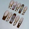 10Pcs Colors Wholesale Hand Paint Gel Best-selling Beautiful Luxury Customized Handmade Press on Nails