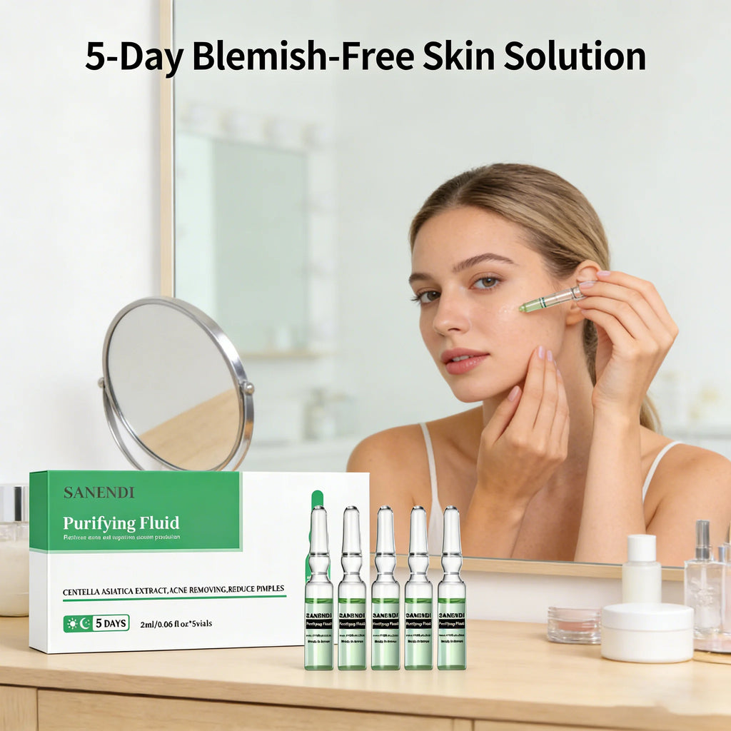 Sanendi Peptide GSH Ampoules SkinBooster Serum  Collagen Fluid Eyes Face Care Essence Deep Hyadration Korean Skin Care 20vials