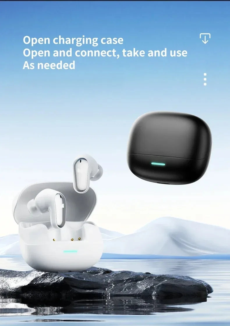 2026 New Wireless Bluetooth Headset ENC Noise Reduction HIFI High-Quality Sports Headset In-Ear Low-Delay Game Headset