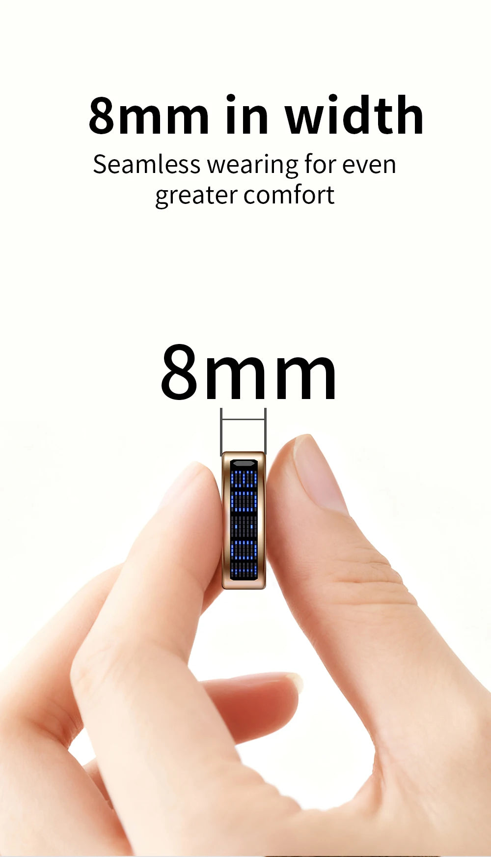2026 New SR08 Smart Ring Men Women LED Display Screen Heart Rate Blood Oxygen Monitoring 5ATM Waterproof Multi Sports Modes Gift