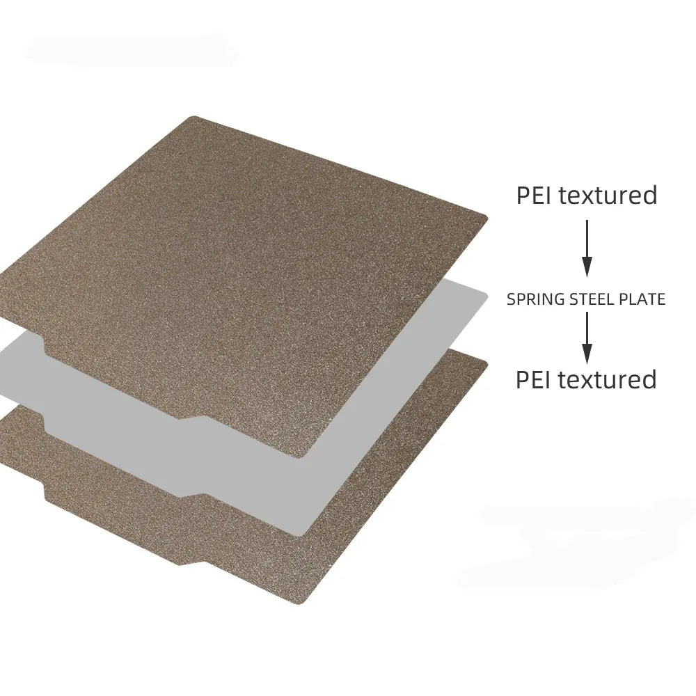PEI PEO PEY PET Magnetic Build Plate for CR10 CR10S 3D Printer Bed 310x310mm Spring Steel Sheet for Artillery Sidewinder X1 X2