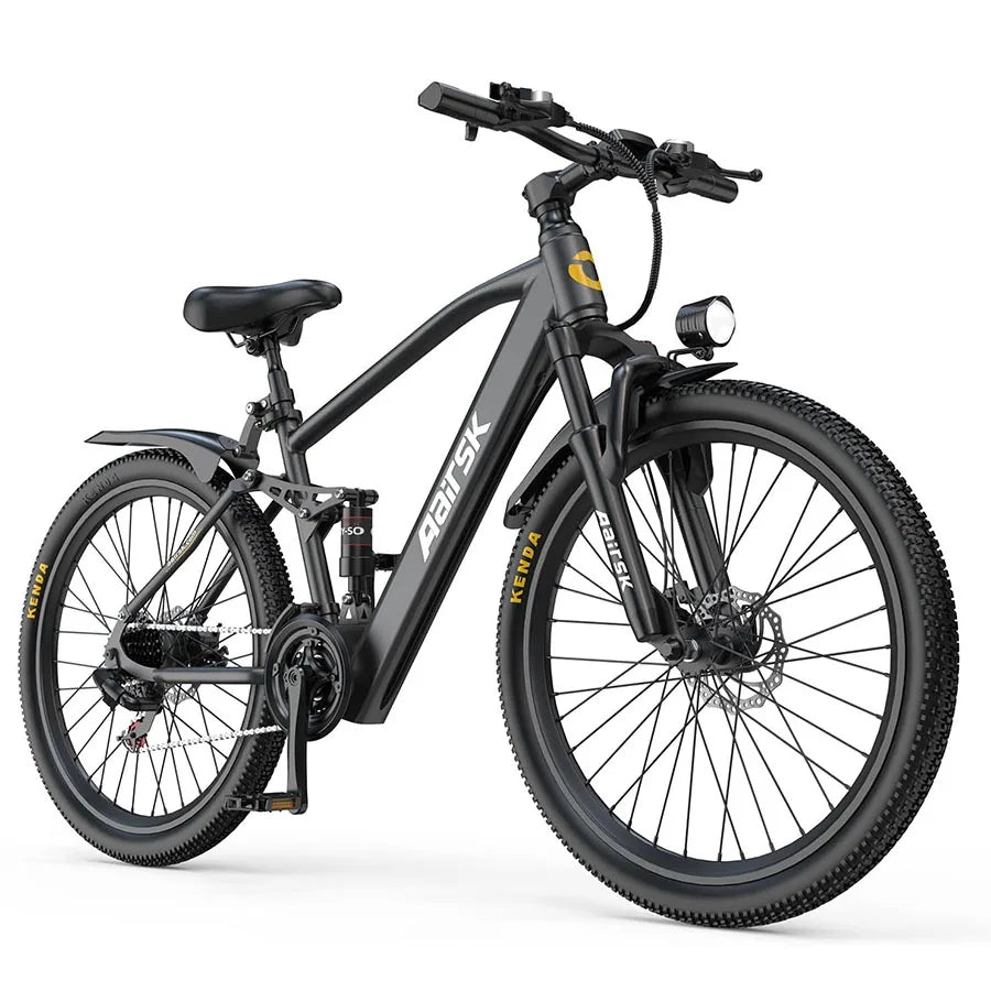 Aairsk High Quality 250W 36V 13AH Electric City Bike Warehouse Stock Full Suspension