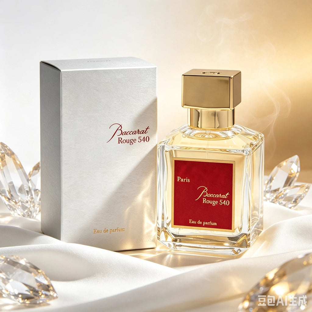Baccarat Rouge 540 Eau de Parfum Unisex Luxury Woody Amber Fragrance, Saffron Jasmine Cedarwood Warm Scent, Long Lasting Daily Evening Wedding Perfume, Premium Quality Fragrance for Men Women, New Store Listing Same Original