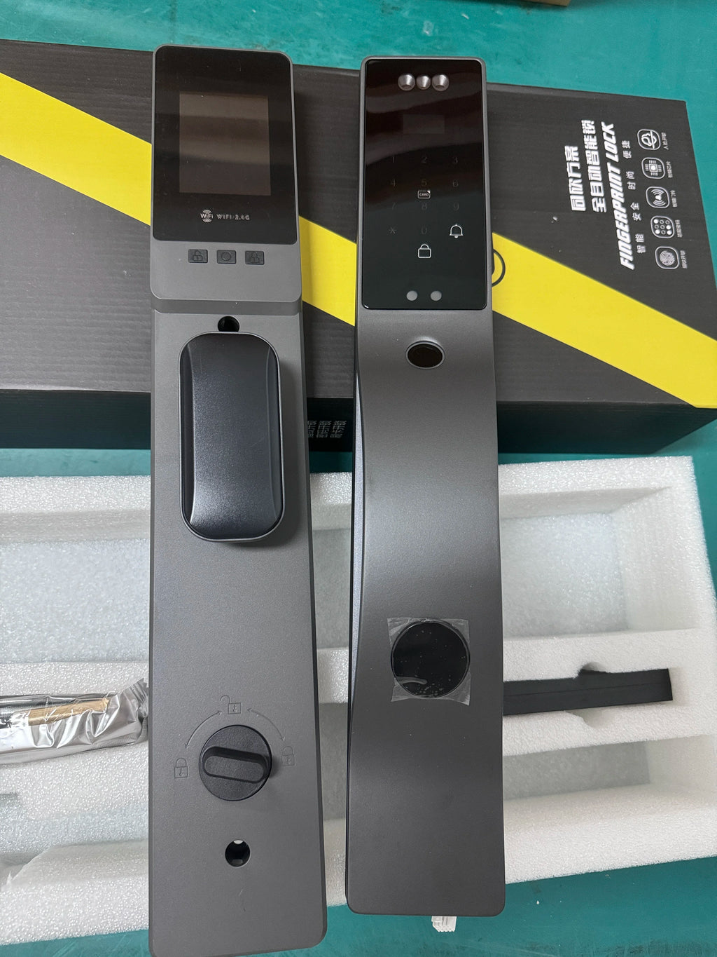 Wishome 3D Face Recognition Original Smart Door Lock with Keyless Fingerprint Password