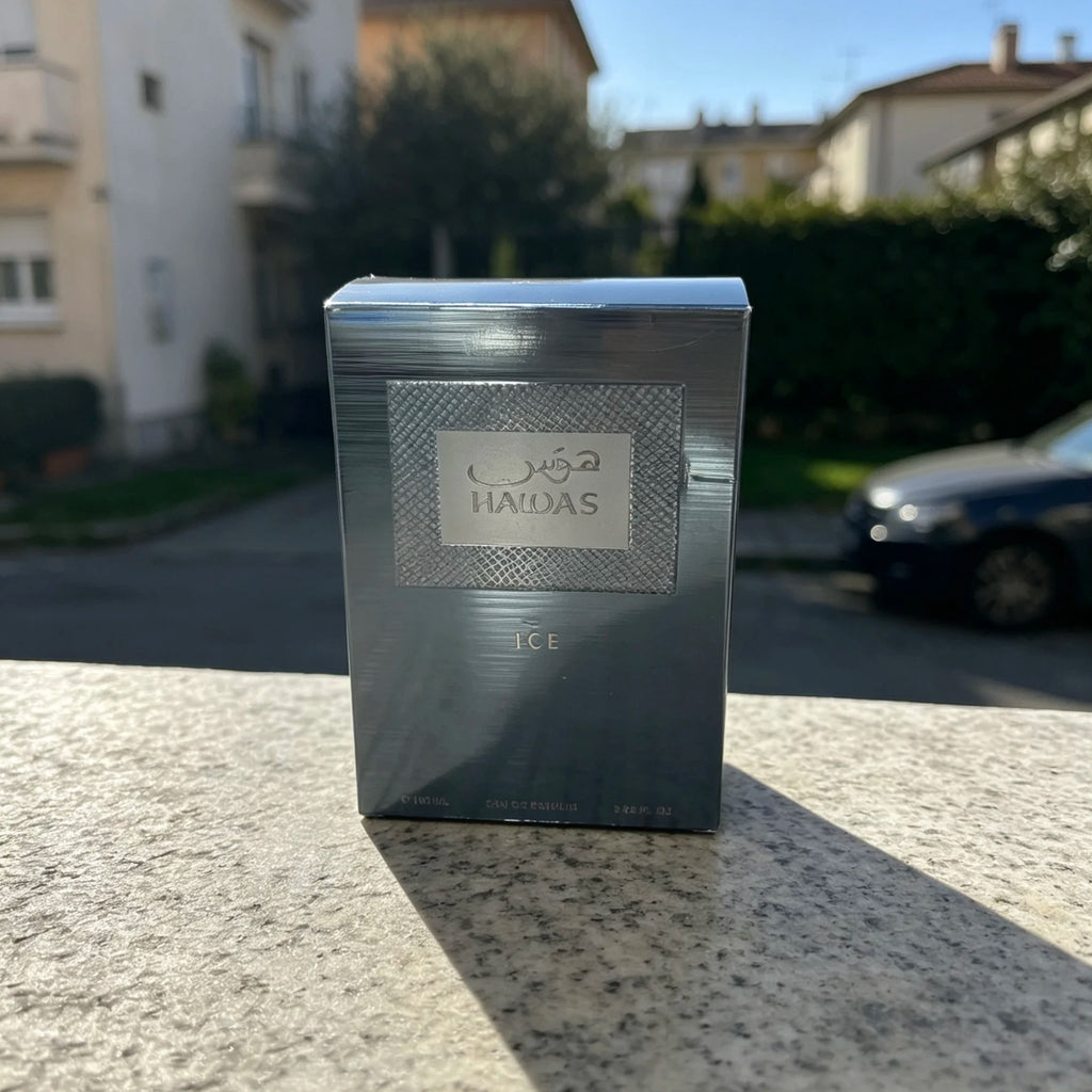 Hawas Ice for Men Eau de Parfum, 100ml (3.38 oz), Premium Arabian Fragrance - Best Holiday Gift