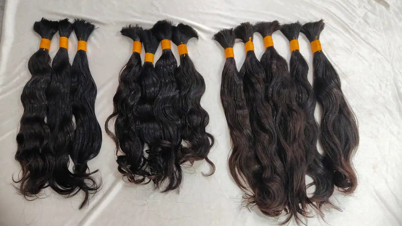 Wholesale Light Color Aligned Cuticle Raw Human Hair Extensions Indian Body Wave Style from Supplier for US Market