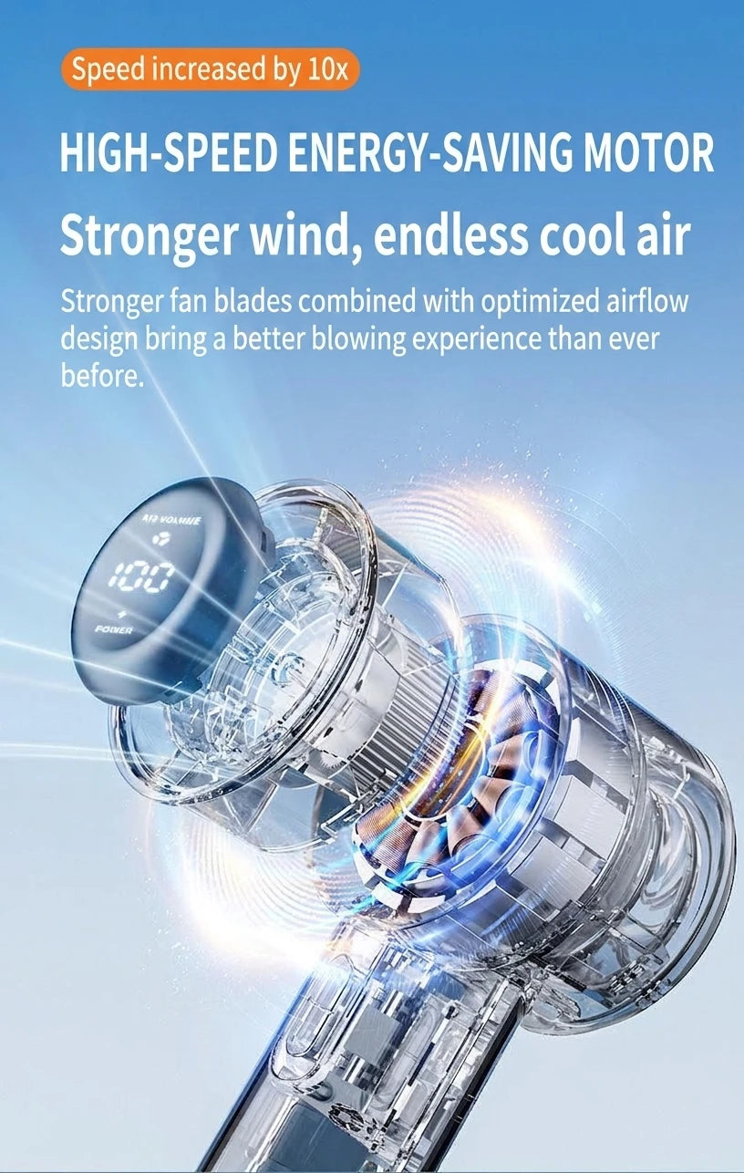 Handheld Desktop Portable High-speed Fan USB Rechargeable Charging Mini Portable Adjustable Violent Small Fan For Sport Outdoor