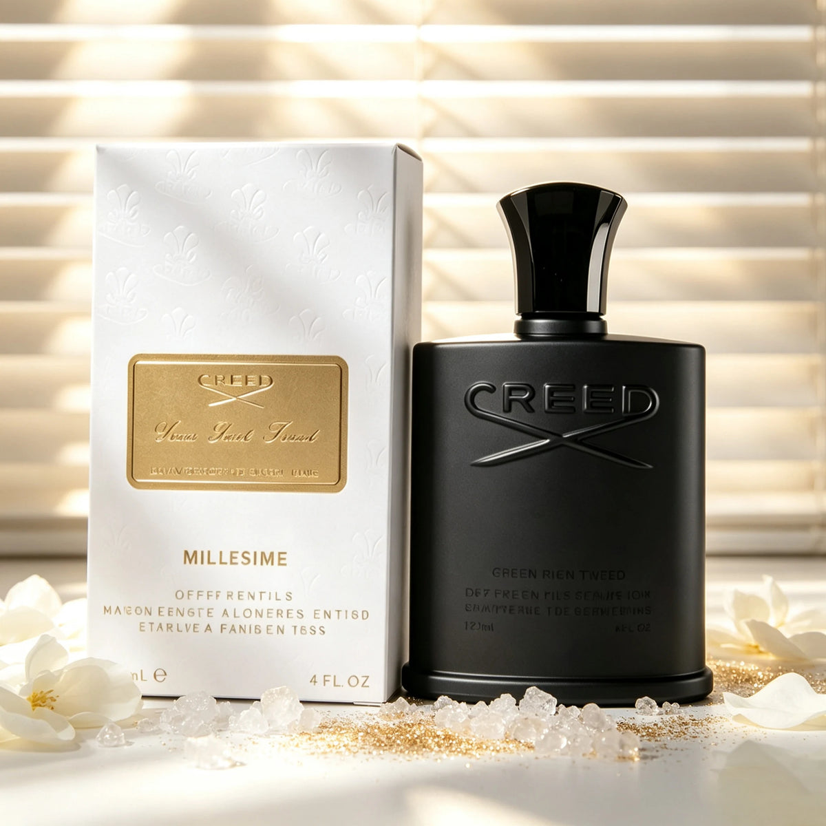 Creed New Black Bottle Perfume Spray, Fresh Wood Fragrance, Men's Lasting Fragrance Gift 120ml