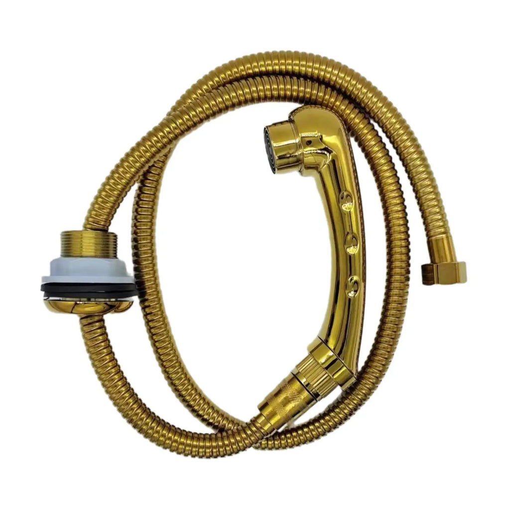 Mixer Tap Bath Sink Faucet Shower Head Spray Hose Push On Washing Hairdresser For Barber Shop Salon Shampoo Accessories