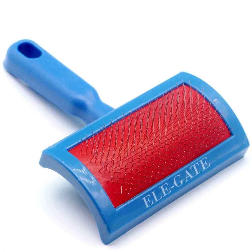 Customizable Slicker Brush for Dogs and Cats Soft ABS Plastic with Protected Tips Cares for Your Pet's Coat