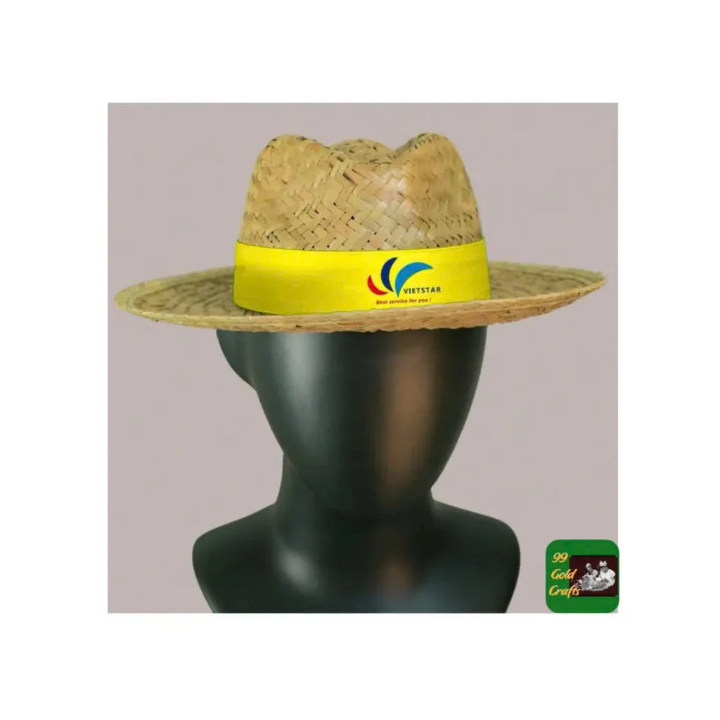 Woven Mexican Straw Hat by Vietnam Maker A Straw Hat for Themed Events and Cultural Parties