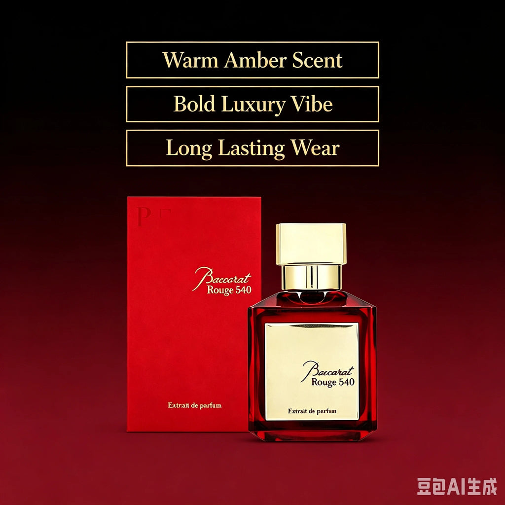 Baccarat Rouge 540 Extrait De Parfum Luxury Unisex Perfume, Rich Amber Saffron Cedarwood Woody Floral Fragrance, Long Lasting Intense Scent for Evening Party Wedding Date Holiday, Premium Quality Fragrance Gift for Men Women,