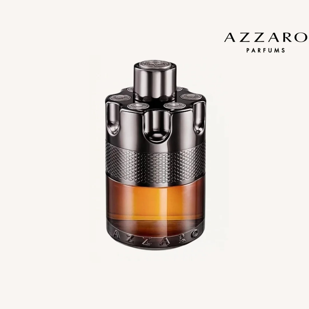 Azzaro the Most Wanted Eau De Parfum Intense; a Long Lasting Men's Cologne Featuring Vibrant Cardamom, Addictive Toffee Accord, and a Masculine Trail Of Amber Wood.