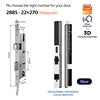 Ip66 Tuya Security Glass Sliding Door Lock Electronic Fingerprint Face Recognition Smart Door Lock Digital Lock for Slide Door