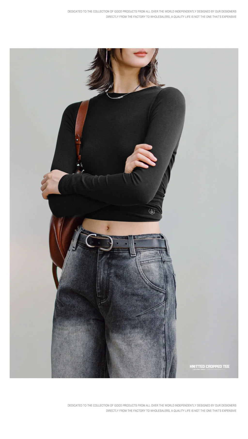 Maden Women’s Thermal Top Crew Knit Long Sleeve Underwear Shirt Slim Fit Inner Wear Warm T-shirt Autumn Spring Female Inner