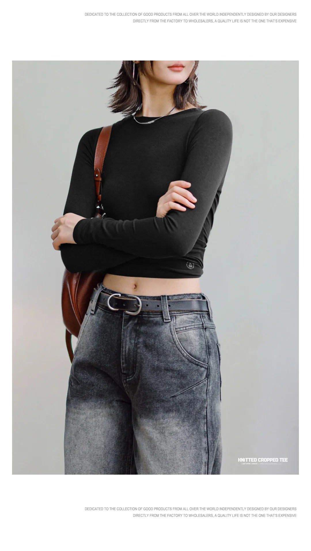 Maden Women’s Thermal Top Crew Knit Long Sleeve Underwear Shirt Slim Fit Inner Wear Warm T-shirt Autumn Spring Female Inner