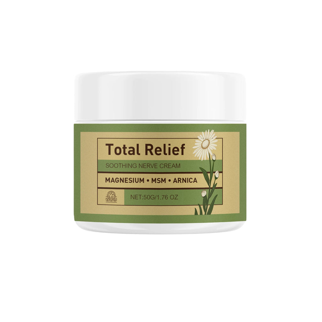 Total Relief Soothing Nerve Cream Deep Nourishing Skin Prevents Dryness Reduce Tightness Long Lasting Hydration Skin Relief Balm