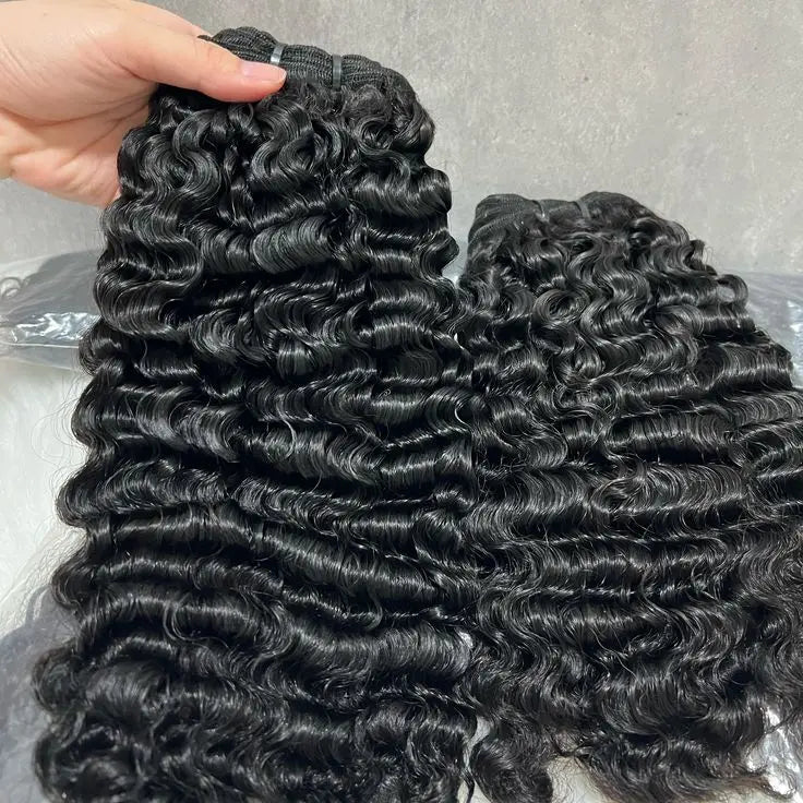 Authentic South Indian Temple Collection Virgin Remy Human Hair Double Machine Weft Bundles Wig Extensions VGP Brand 100g