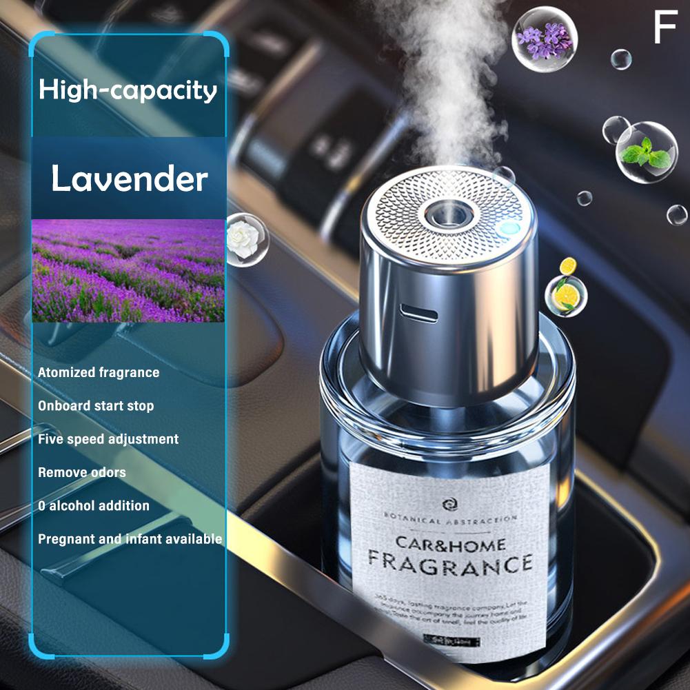 Car Mounted Intelligent Fragrance Spray Perfume Essential Oil Diffuser Humidifier Portable Car Bedside Fragrance Accessories