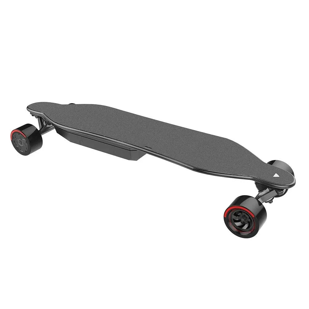 Black Best Electric Skateboard 2025 Long Range 4 Wheel Longboard Deck Cheap Price 600W*2 Hub Motor Youngsters High Speed 45km/h